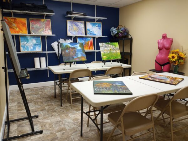 Art Class Room At Artist Alley Studio in Topeka, Kansas