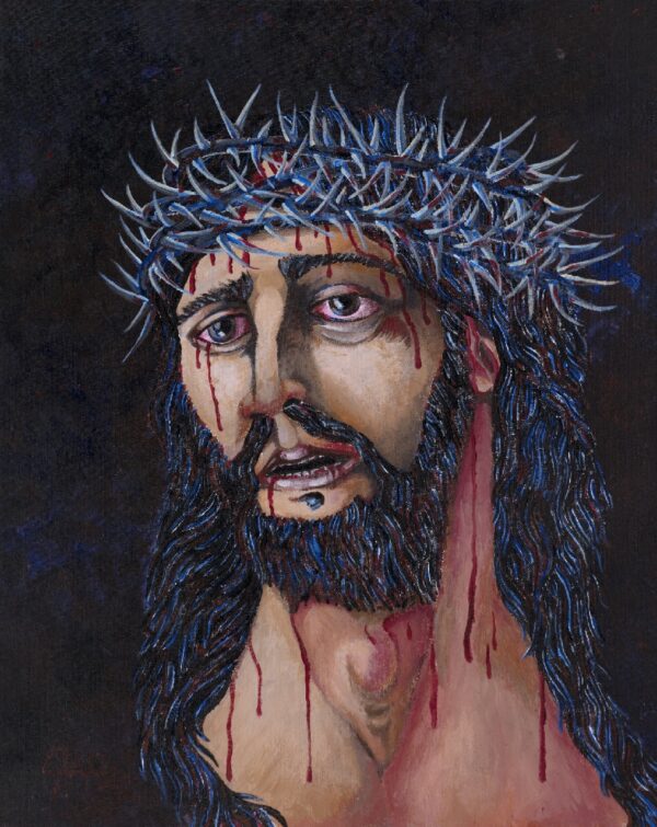 Passion Of The Christ. Acrylic Painting By The GYPSY