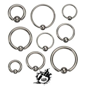 Surgical Steel Captive Bead Rings Collection