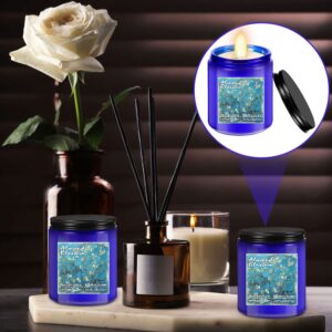 Almond Blossom Vincent van Gogh inspired deep scented soy wax candle by Eternity's Gate Candle Company Promo Photo 1
