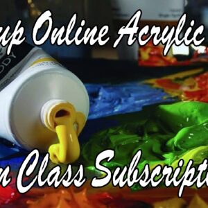 Group Online Acrylic Art Ten Class Subscription Via Video Featured Image