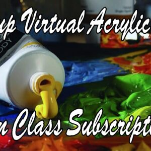 Group Virtual Acrylic Art Ten Class Subscription Via Zoom Featured Image